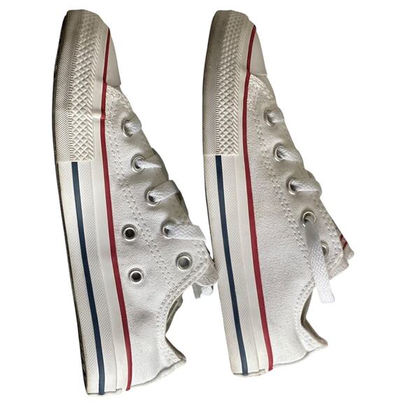 Converse Kids Chuck Taylor All Star Low Top Sneaker Optical White Size 13 - Picture 5 of 6